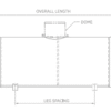 250 Gallon Horizontal Above Ground Propane Tank